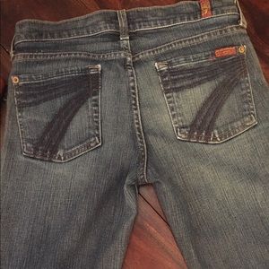 7 for all mankind Dojo flare denim - 25